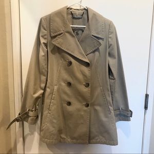 Juicy Couture khaki tan coat jacket size Large